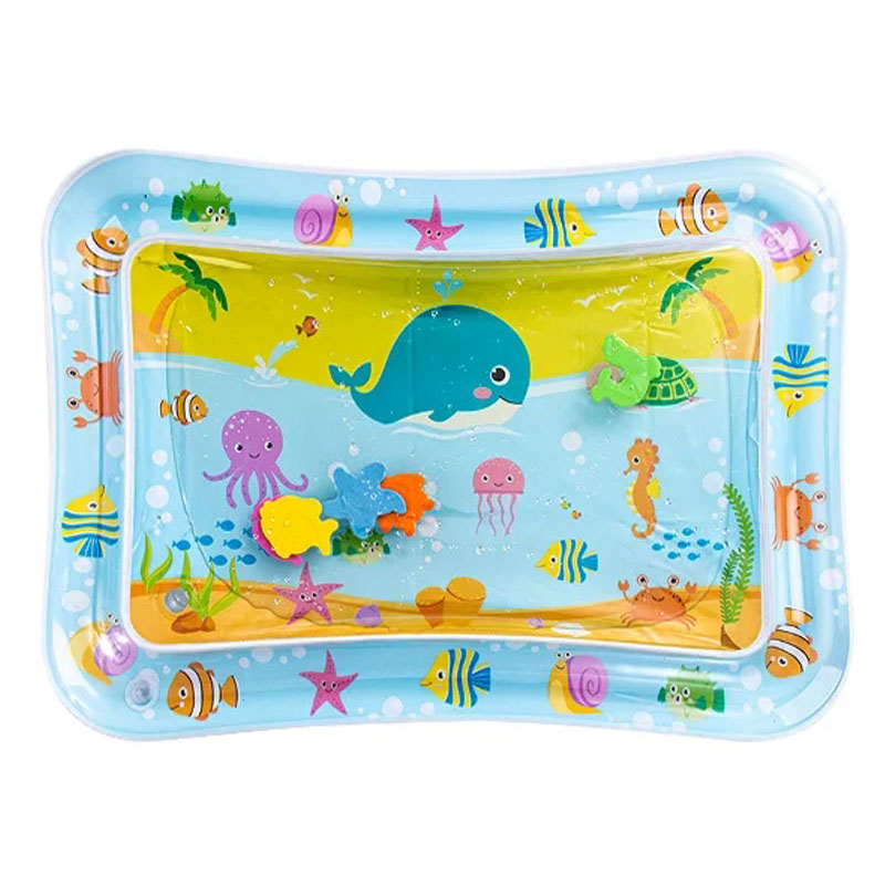 AliExpress Baby Water Play Mat Inflatable Cushion PVC Infant Tummy Time Toddler Water Pad For Kids Early Education Developing Activity Toys, view 4