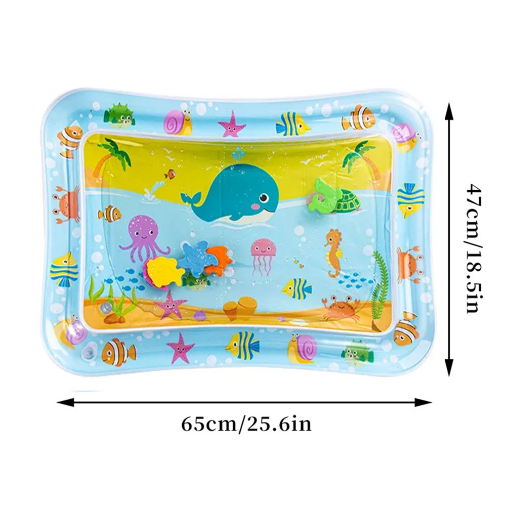 AliExpress Baby Water Play Mat Inflatable Cushion PVC Infant Tummy Time Toddler Water Pad For Kids Early Education Developing Activity Toys, view 5