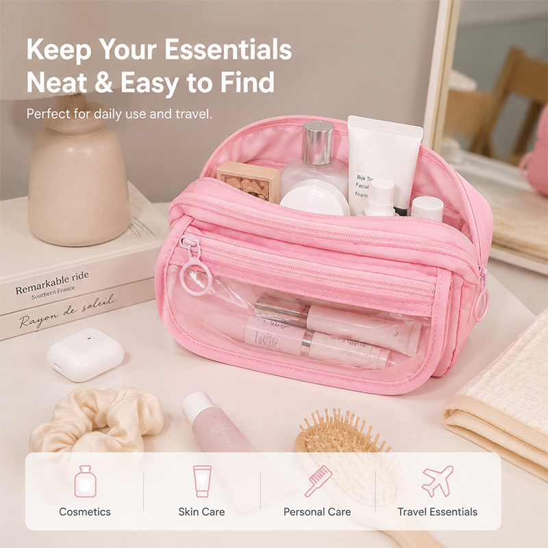 AliExpress Large-Capacity Multi-Compartment Pencil Case, view 2