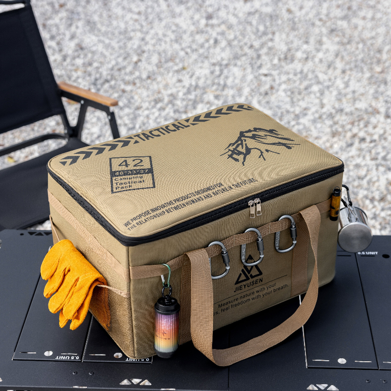 AliExpress Backpack 30-42L Tactical Camping Storage Bag - Insulated Folding Box for Picnic, Tableware & Field Equipment Waterproof