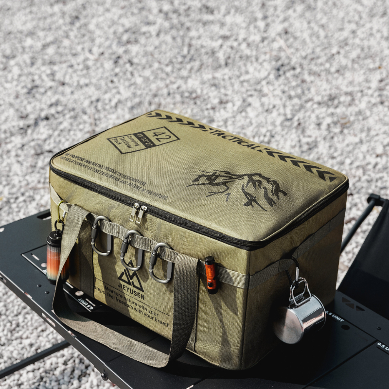 AliExpress Backpack 30-42L Tactical Camping Storage Bag - Insulated Folding Box for Picnic, Tableware & Field Equipment Waterproof, view 2