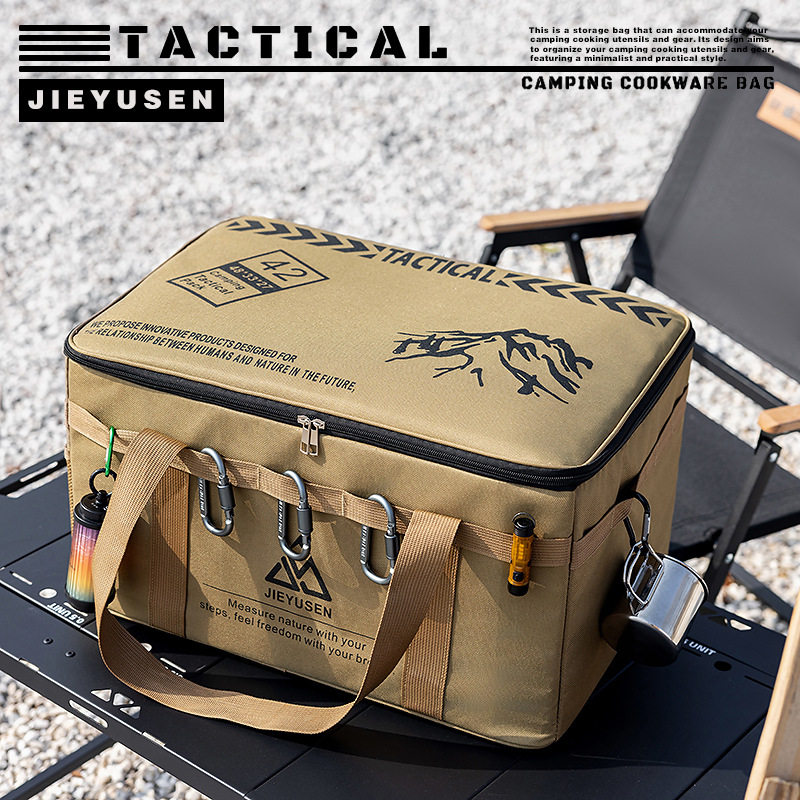 AliExpress Backpack 30-42L Tactical Camping Storage Bag - Insulated Folding Box for Picnic, Tableware & Field Equipment Waterproof, view 4