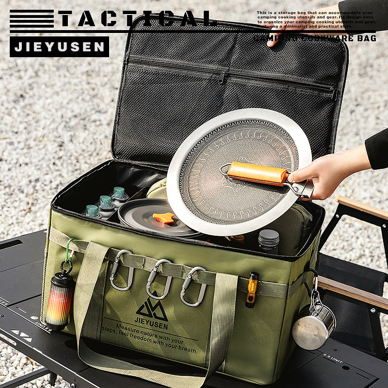 AliExpress Backpack 30-42L Tactical Camping Storage Bag - Insulated Folding Box for Picnic, Tableware & Field Equipment Waterproof, view 5