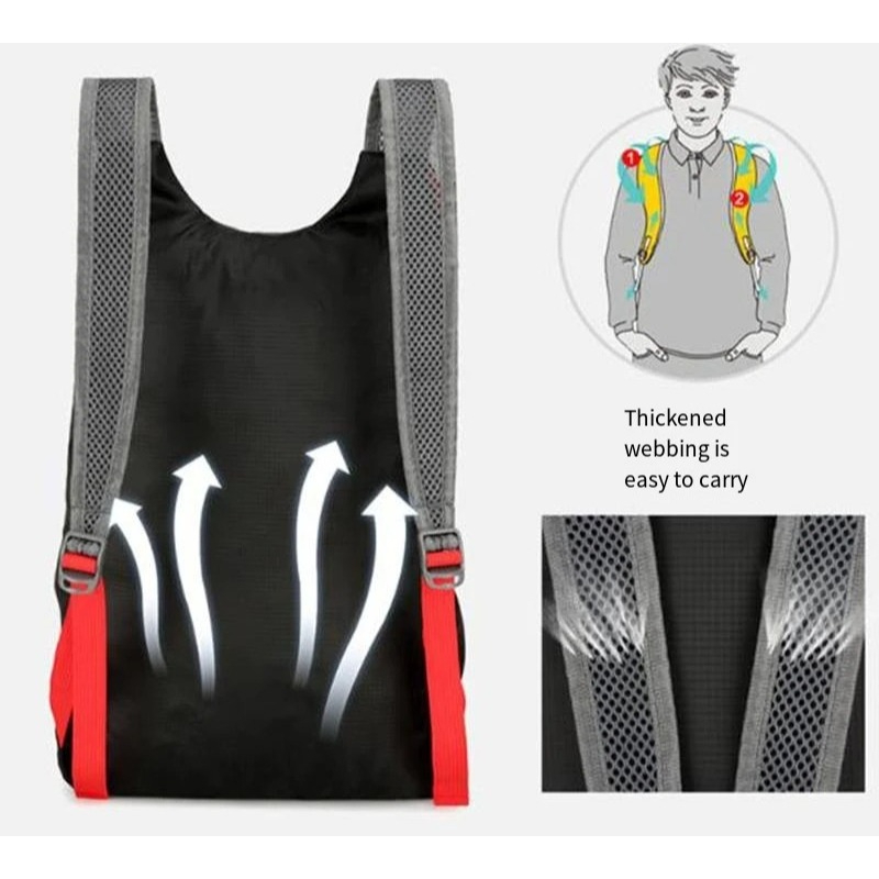 AliExpress Foldable Waterproof Nylon Packable Backpack, view 3