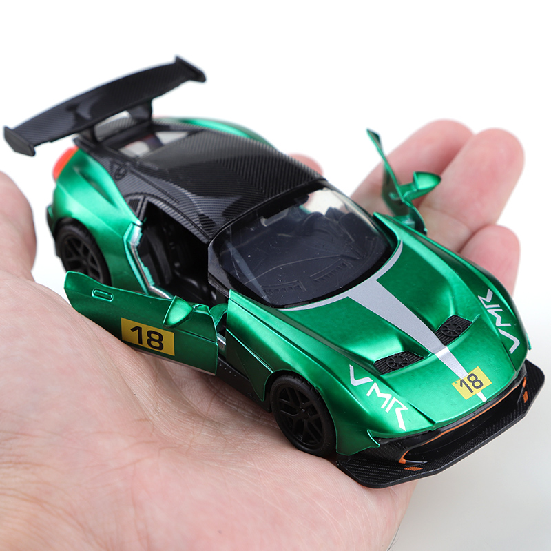 AliExpress (Bagged) 1:36 Martin Alloy Racing Car, 1.36 scale simulated alloy pullback racing car, boy's toy, simulated racing car, view 2