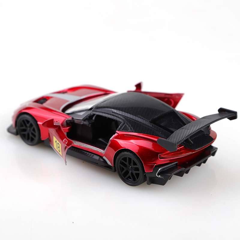 AliExpress (Bagged) 1:36 Martin Alloy Racing Car, 1.36 scale simulated alloy pullback racing car, boy's toy, simulated racing car, view 3