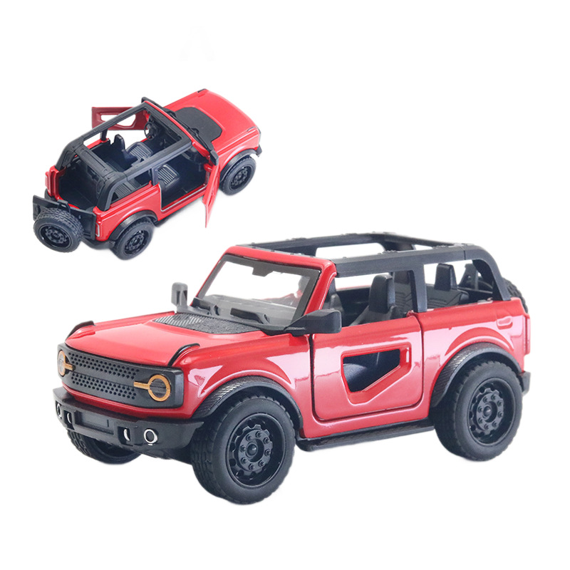 AliExpress (Bagged) 1/36 New Hummer Convertible Off-Road Pullback Car - Children's Toy, Die-cast Metal, Powerful Engine, view 3