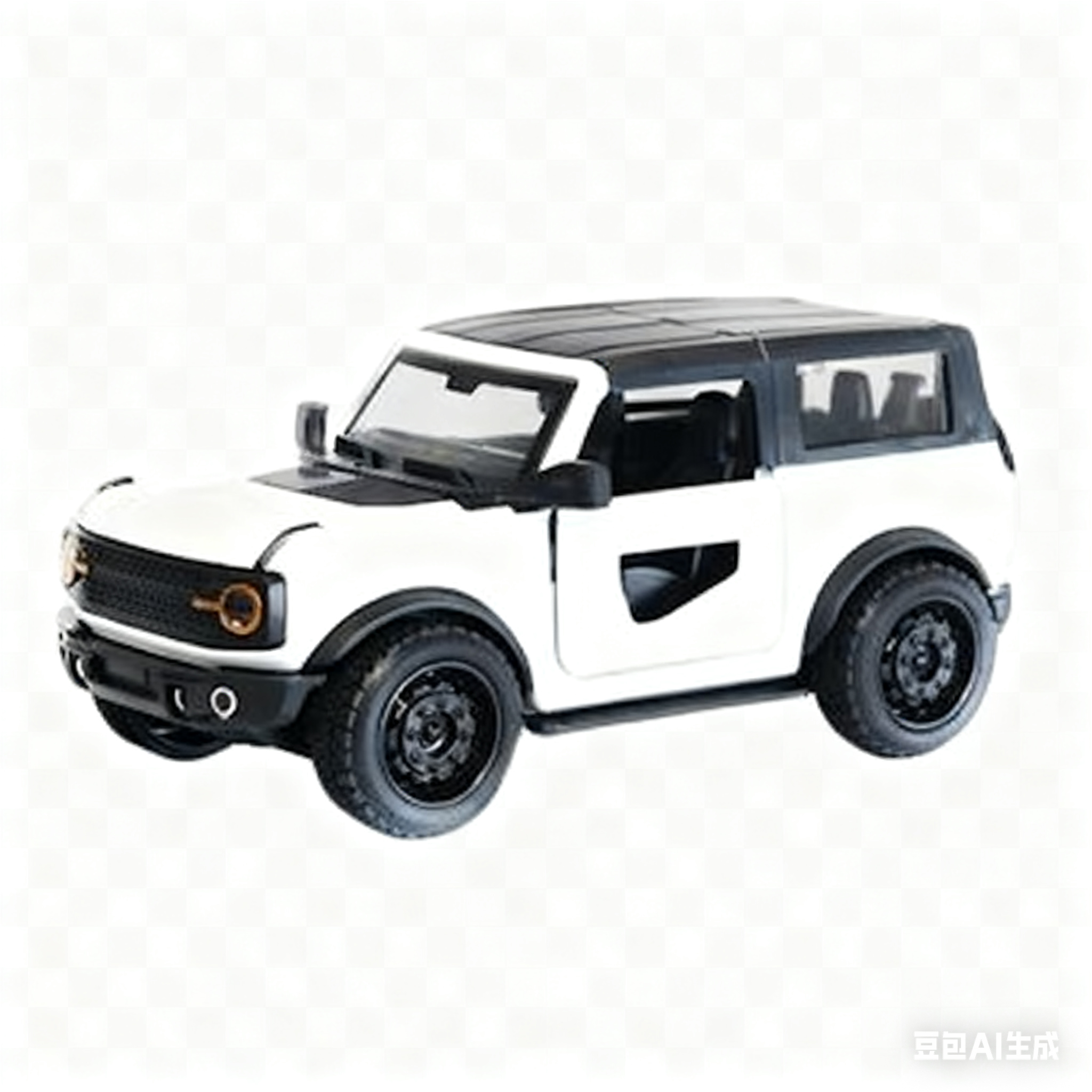 AliExpress (Bagged) 1/36 New Hummer Convertible Off-Road Pullback Car - Children's Toy, Die-cast Metal, Powerful Engine, view 4