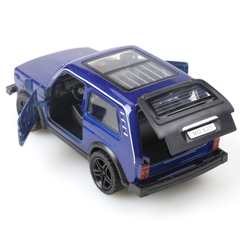 AliExpress (Bagged) 1/36 Niva Alloy Pullback Car, Die-cast Metal, Boy's Toy, Powerful Pullback, Three Doors, Retro Style., view 5