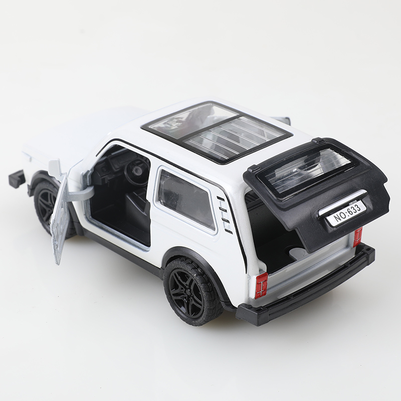 AliExpress (Bagged) 1/36 Niva Alloy Pullback Car, Die-cast Metal, Boy's Toy, Powerful Pullback, Three Doors, Retro Style., view 6