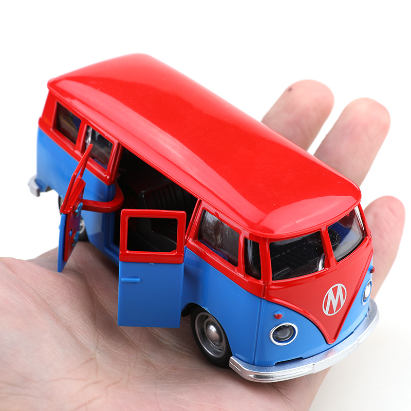 AliExpress (Bagged) 1:38 Classic Alloy T1 Bus, Retro and Exquisite, a Stylish Children's Toy.