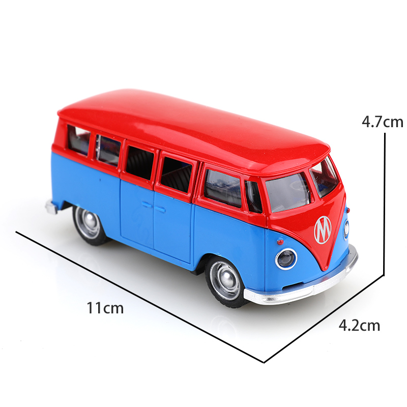 AliExpress (Bagged) 1:38 Classic Alloy T1 Bus, Retro and Exquisite, a Stylish Children's Toy., view 5