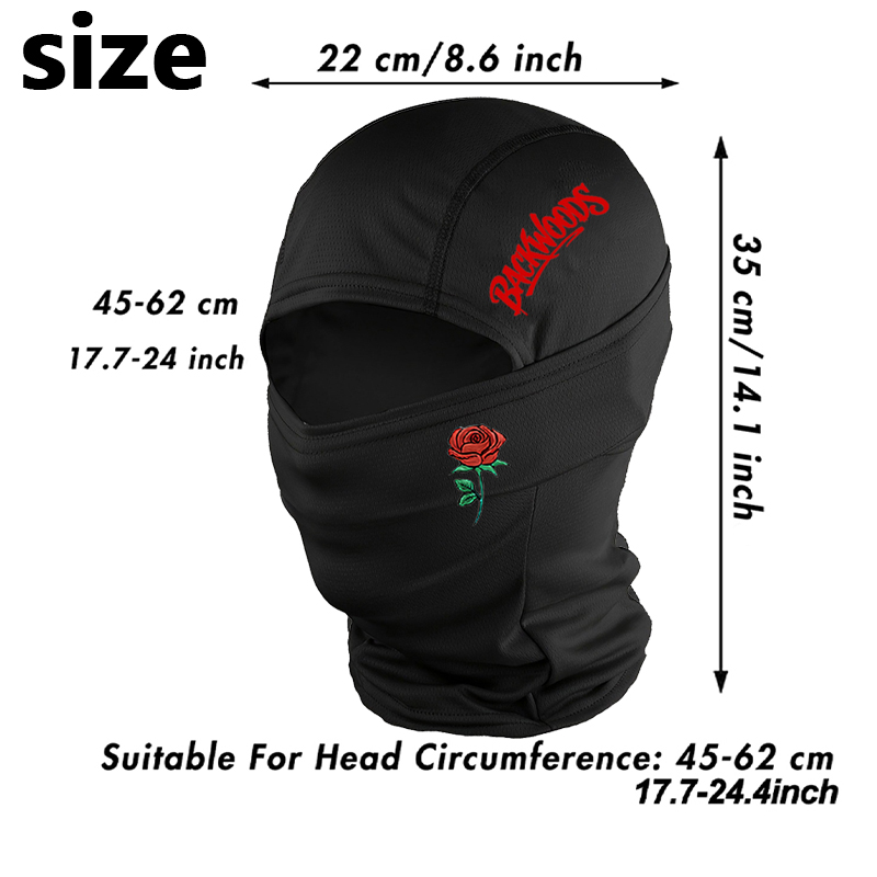 AliExpress Balaclava Face Mask Rose Pint Windproof Dustproof Multi-functional for Motorcycle Camping Hiking Skiing Outdoor Sports, view 2