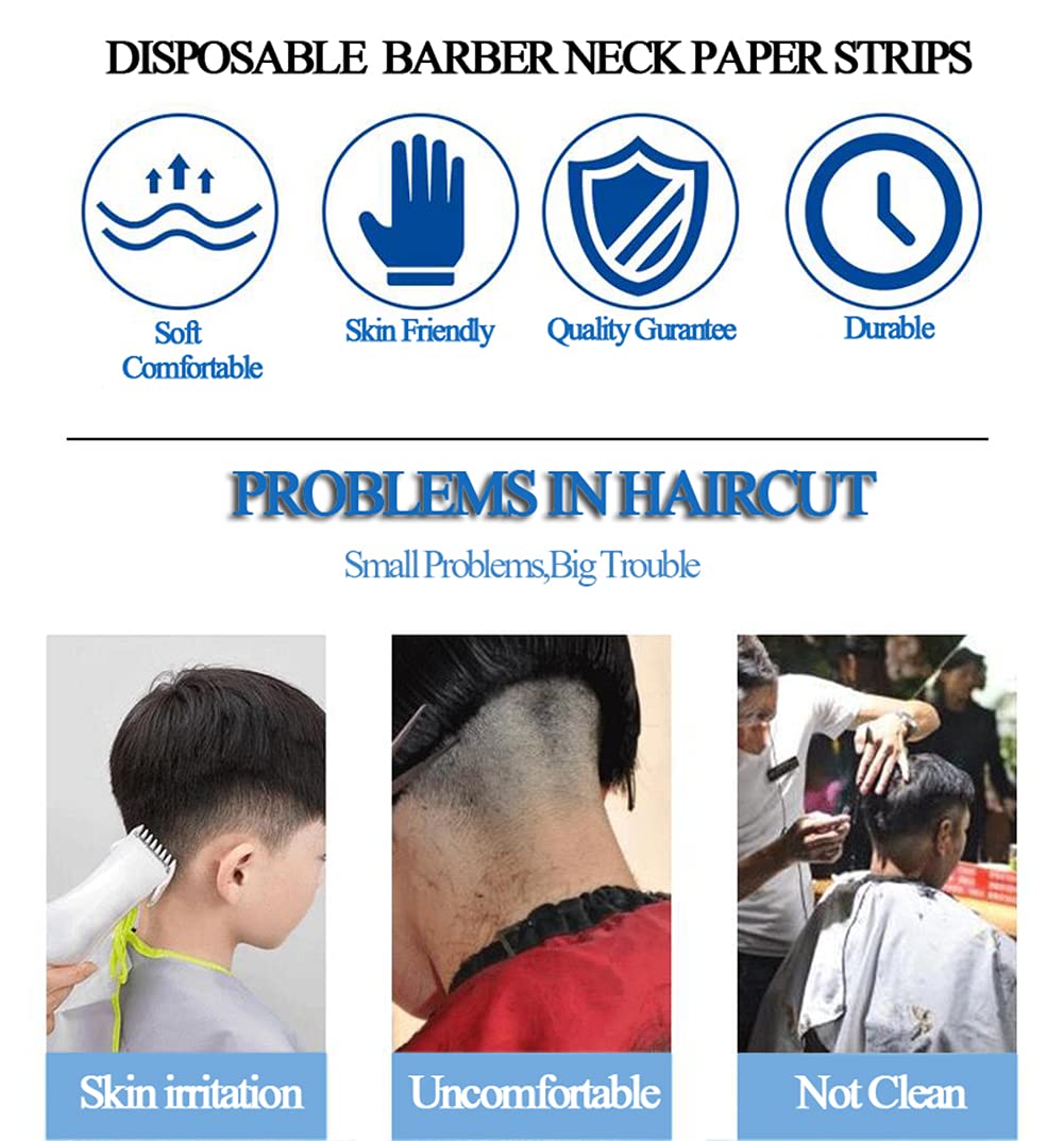 AliExpress Black Disposable Barber Neck Paper Strips, view 2