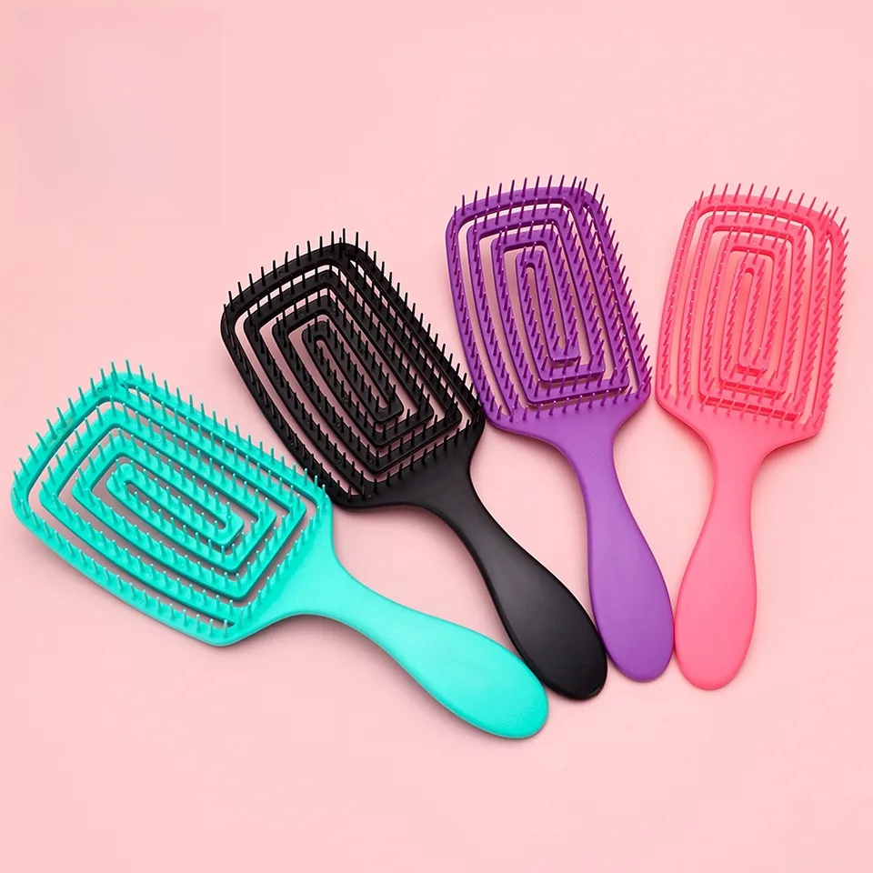 AliExpress Anti-Static Scalp Massage Detangling Hair Brush, view 3