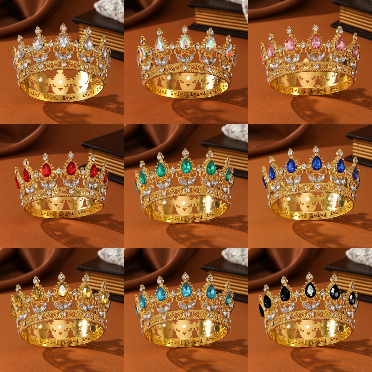 AliExpress Baroque Crystal Tiaras And Crowns Headband For Women Party Prom Diadem Bridal Wedding Hair Accessories Jewelry Crown Tiara Gift, view 2