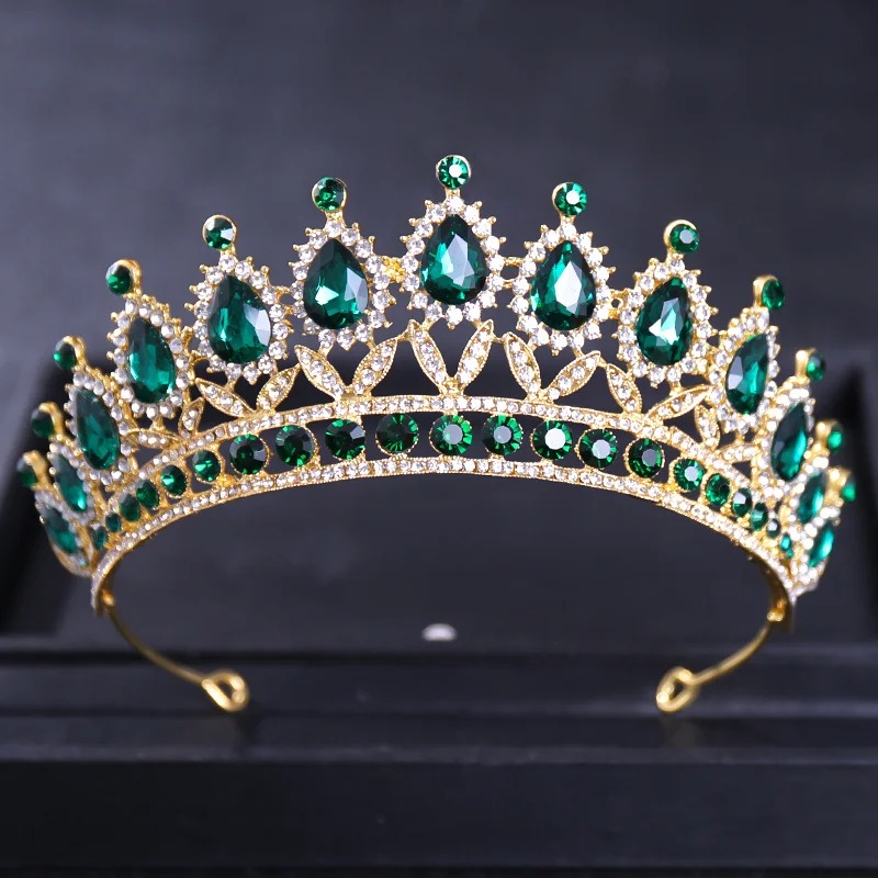 AliExpress Baroque Vintage Crystal Tiaras And Crowns Rhinestone Queen Pageant Prom Diadem Crown Bridal Wedding Hair Accessories Jewelry, view 2