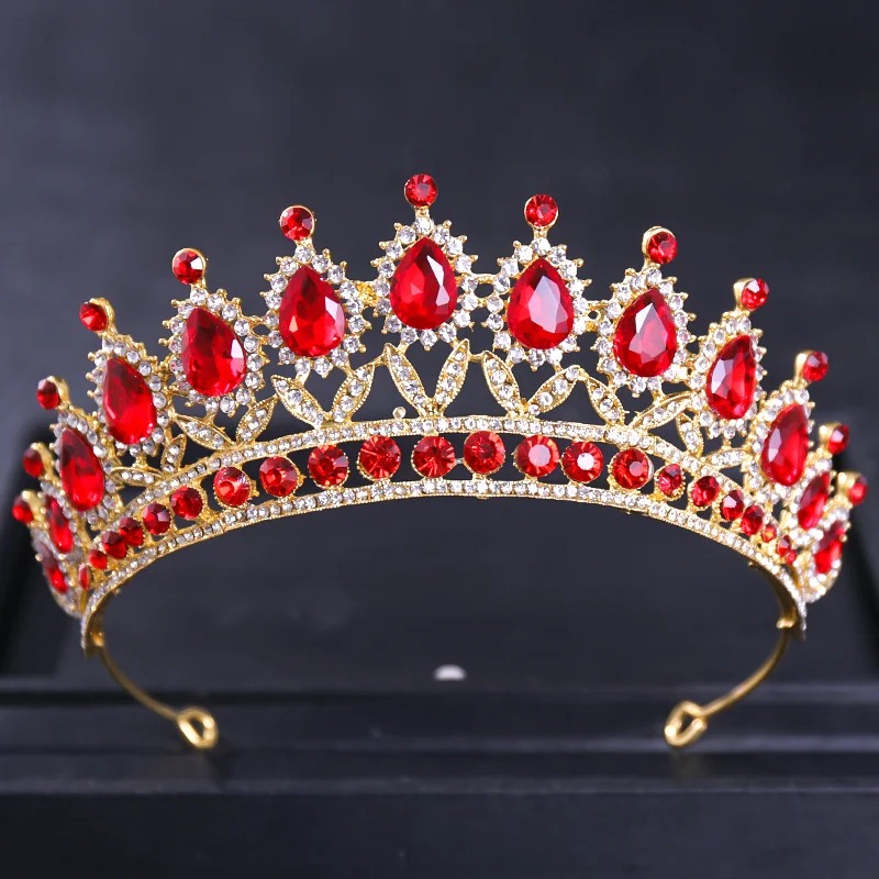 AliExpress Baroque Vintage Crystal Tiaras And Crowns Rhinestone Queen Pageant Prom Diadem Crown Bridal Wedding Hair Accessories Jewelry, view 4