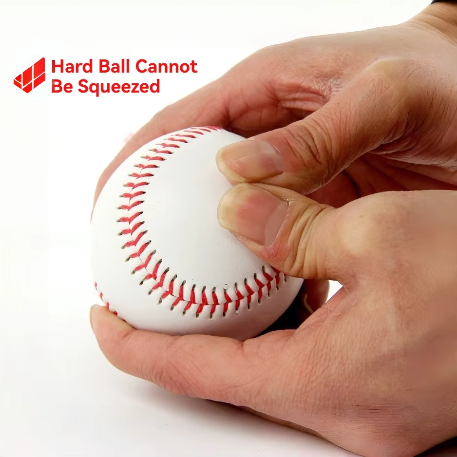 AliExpress Baseball No. 9Softball Hardball Training Handmade Balls Fitness Products White Safety Kid Baseballs Men's Practice Team Game, view 4