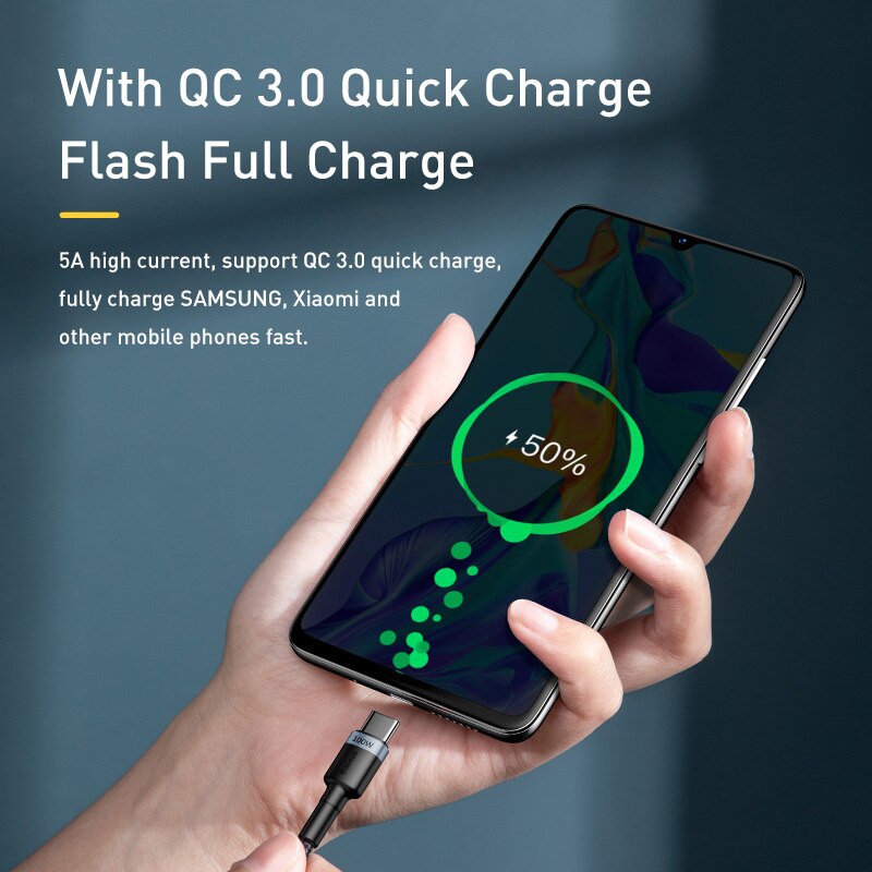 AliExpress Baseus 100W USB-C to USB-C Cable, view 2