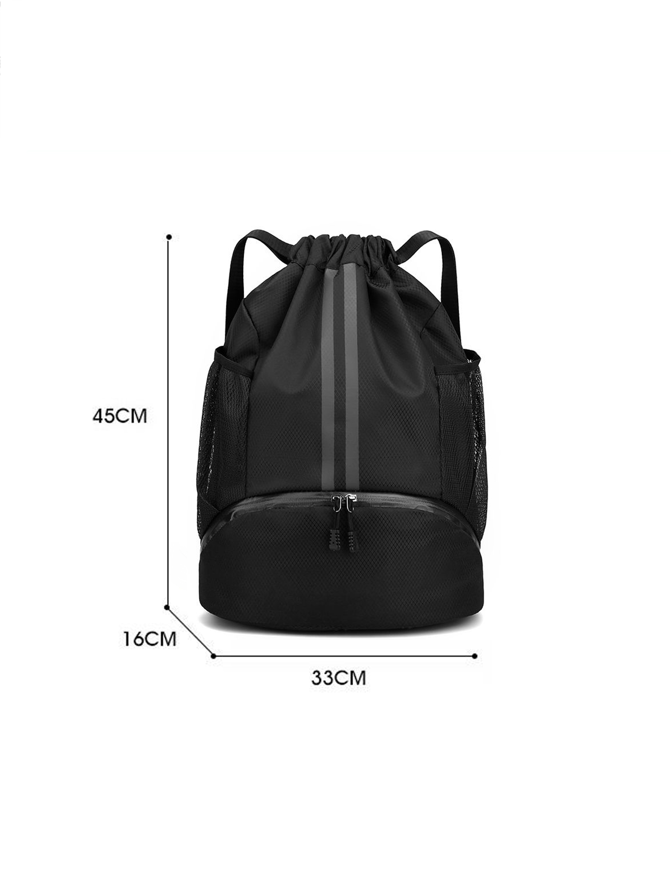 AliExpress Dry-Wet Separation Drawstring Sports Backpack, view 4