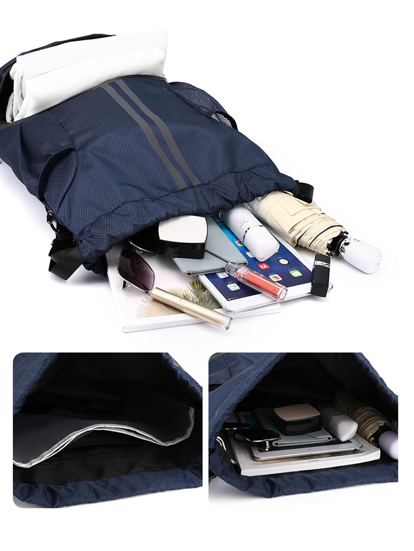 AliExpress Dry-Wet Separation Drawstring Sports Backpack, view 5