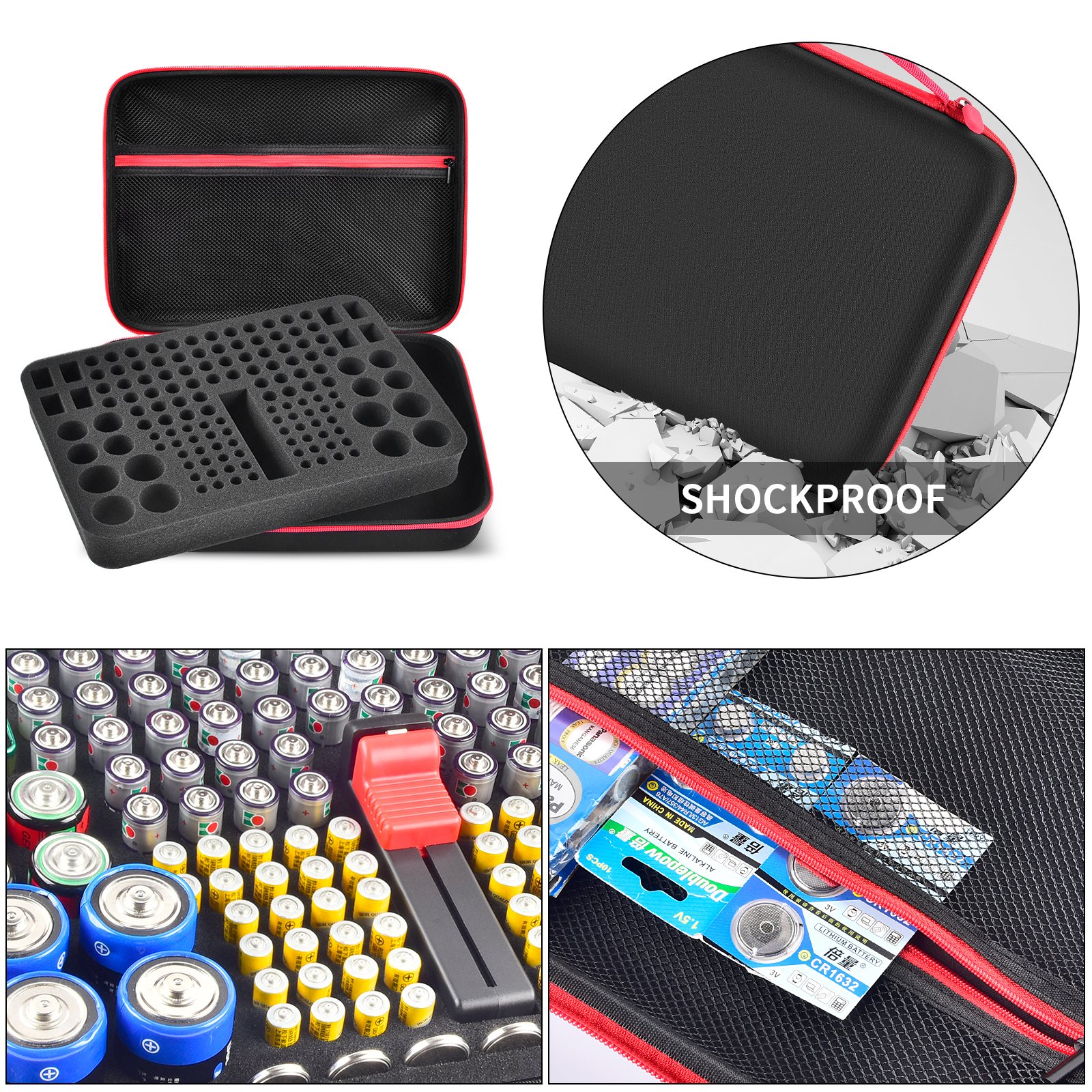 AliExpress Battery Organizer Case with Tester (150+ Cells), view 4
