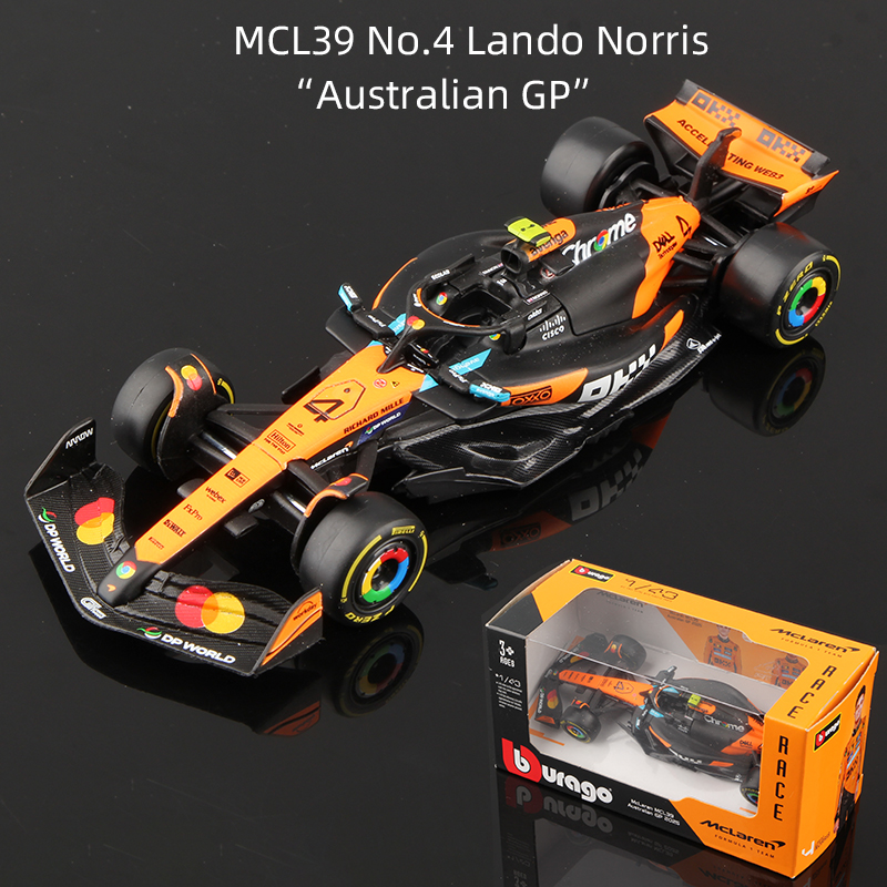AliExpress Bburago 1:43 F1 Alloy Car Model 2025 Season Formula Racing Die Cast Toy SF25 RB21 W16 MCL39 Red Bull Mercedes Ferrari McLaren, view 6