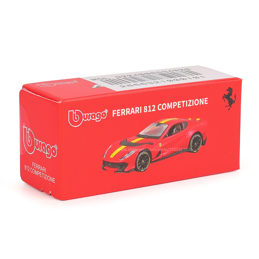 AliExpress Bburago 1:64 genuine Ferrari SP1 812 COMPETIZIONE ENZO F40 F12TDF SF90 car model series children's Christmas boy gift toys, view 5