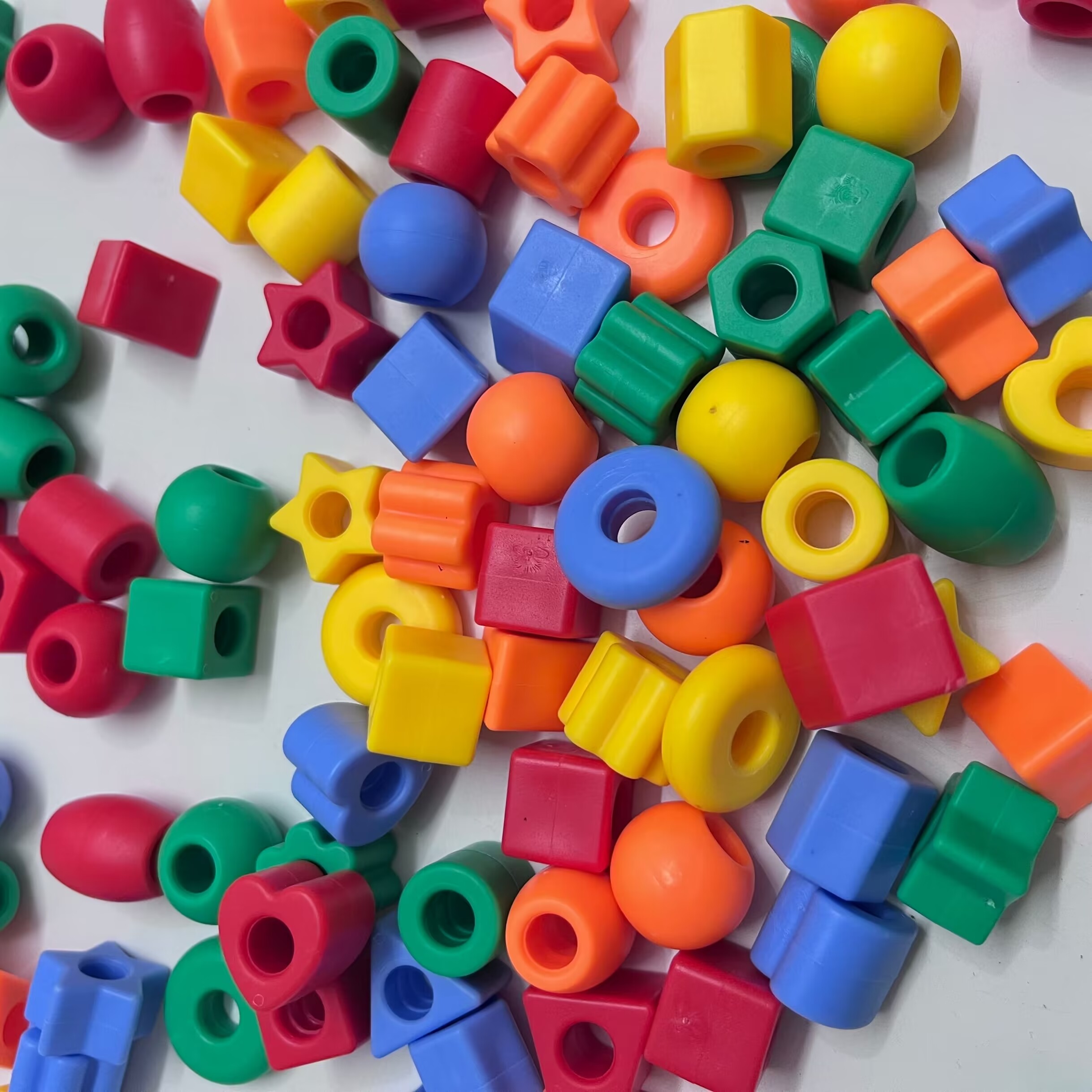 AliExpress Beaded Diy Handmade Puzzle Wearing Beads Building Blocks EarlyEducation Geometry Shape Bracelet Toy, view 5