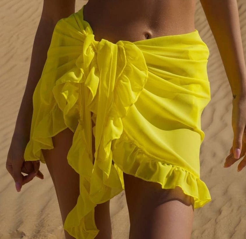 AliExpress Bestwayclox Ruffle Bikini Cover-Up Sarong