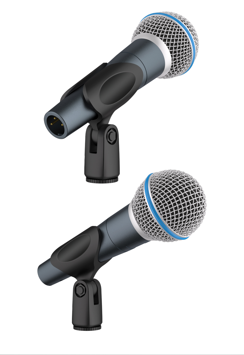 AliExpress Beta58 Wired Dynamic Microphone with Transformer, Super-Cardioid Pattern, Professional Vocal Microphone Suitable for Ktv / Stage / Recording Studio (Includes Cables, Stand), view 2