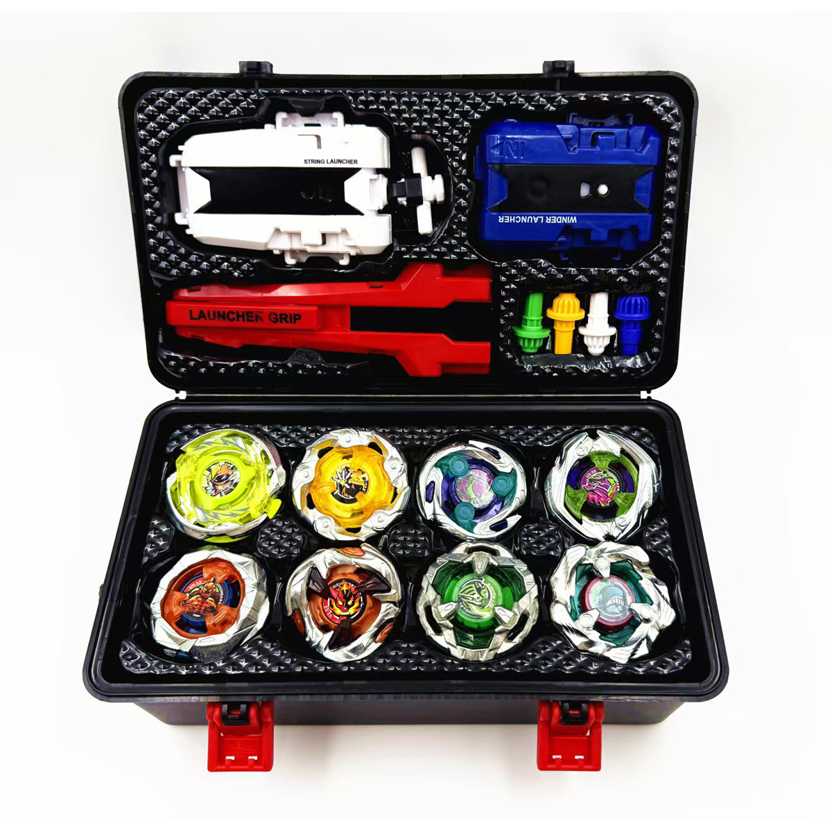 AliExpress Bey X Spinning Toy Kit BX UX Booster Gyro Metal Battle Tops with Launchers Grip Organize Box Set Gift