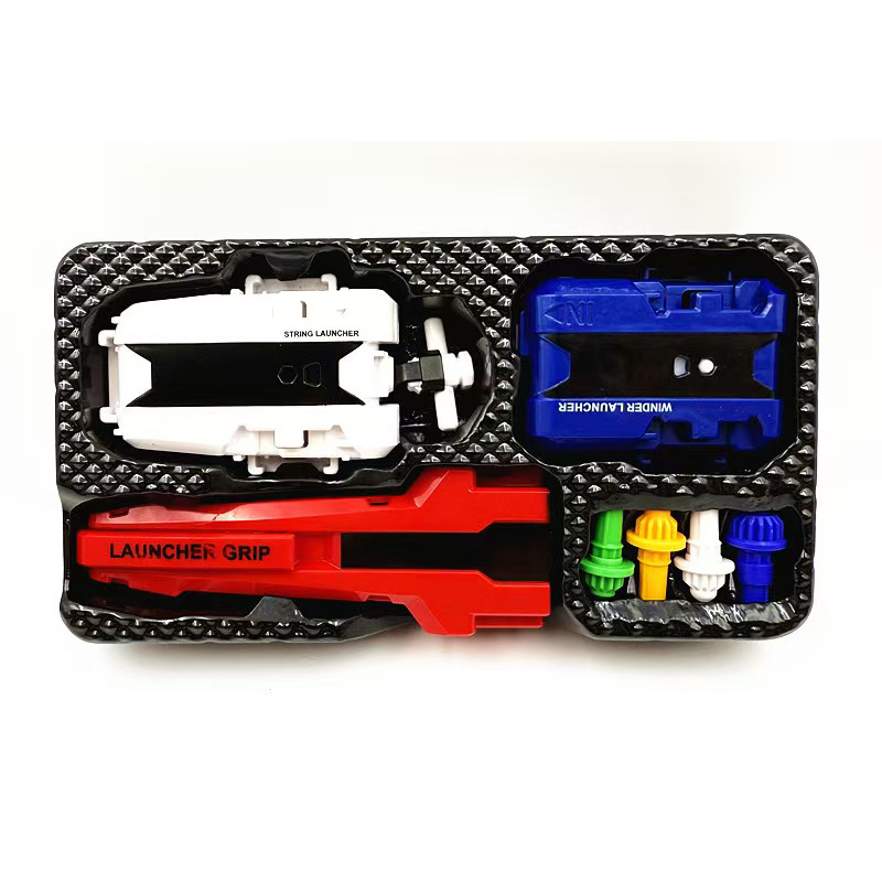 AliExpress Bey X Spinning Toy Kit BX UX Booster Gyro Metal Battle Tops with Launchers Grip Organize Box Set Gift, view 3