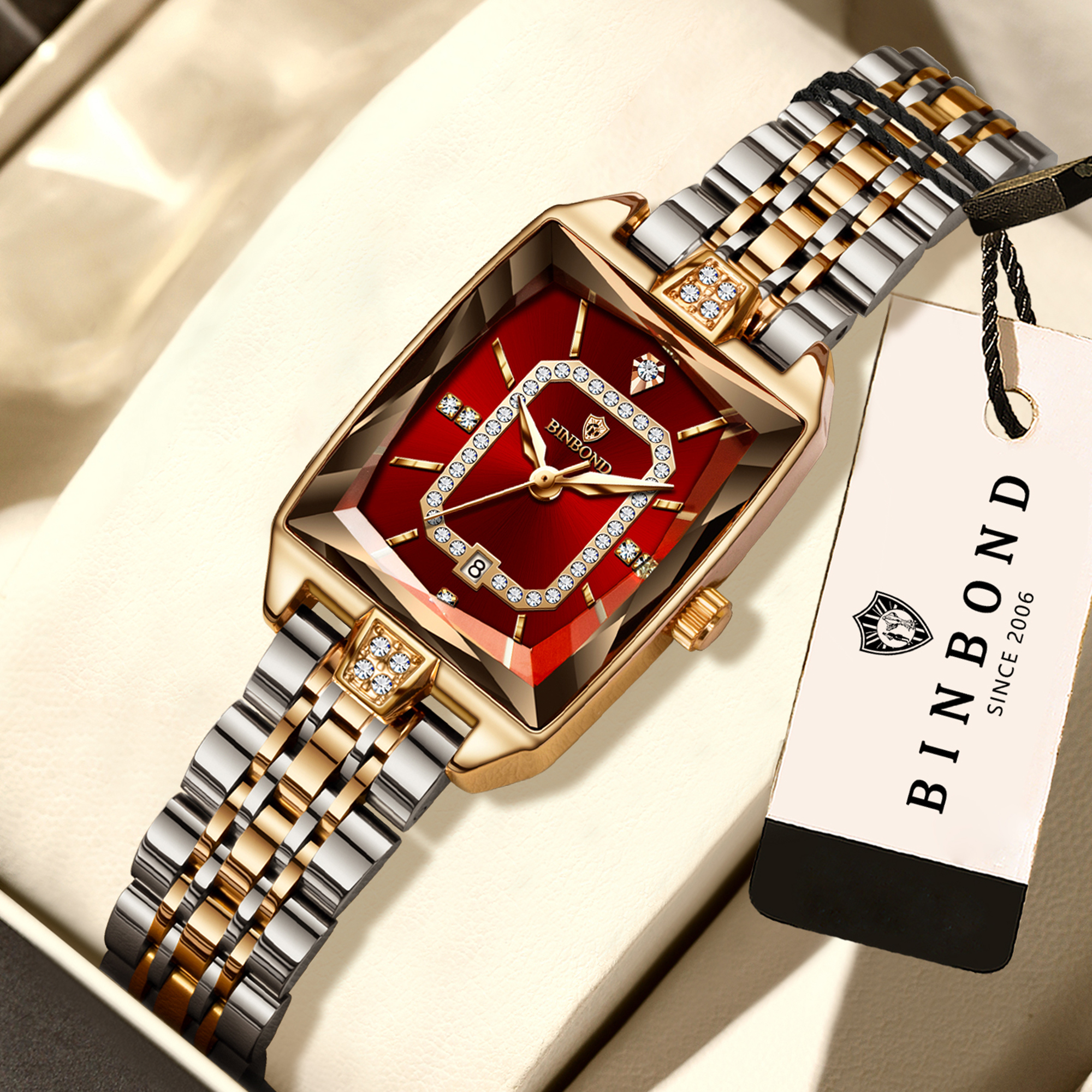 AliExpress BINBOND Zircon Women's Waterproof Quartz Watch