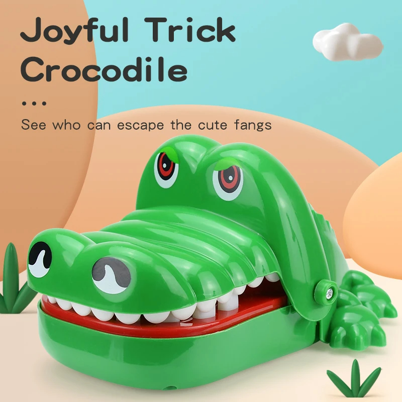 AliExpress Bite hand crocodile children's toy stress relief toy Bite hand toy parent-child interactive party prank toy, view 4