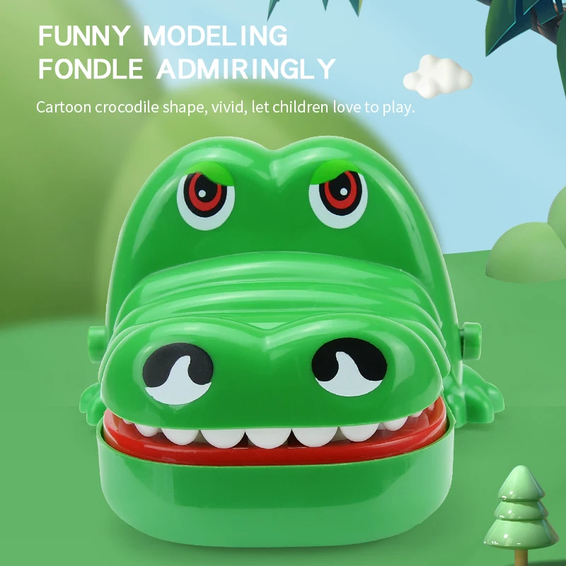 AliExpress Bite hand crocodile children's toy stress relief toy Bite hand toy parent-child interactive party prank toy, view 5