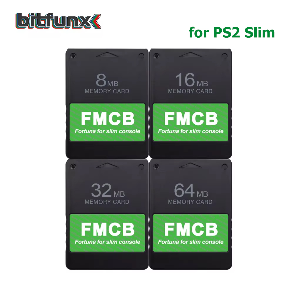 AliExpress Bitfunx Fortuna FMCB Free McBoot Memory Card for Sony Playstation2 PS2 Slim Game Console