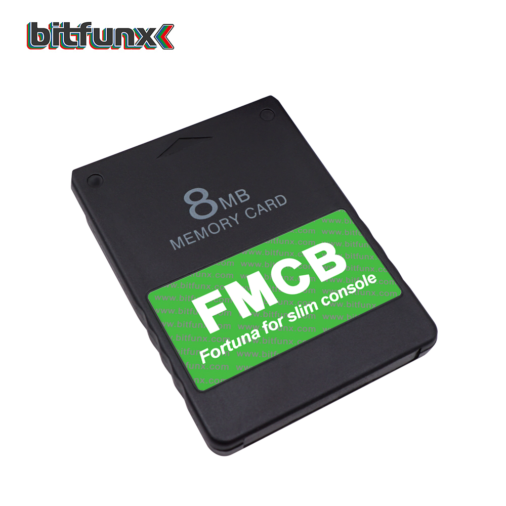 AliExpress Bitfunx Fortuna FMCB Free McBoot Memory Card for Sony Playstation2 PS2 Slim Game Console, view 5