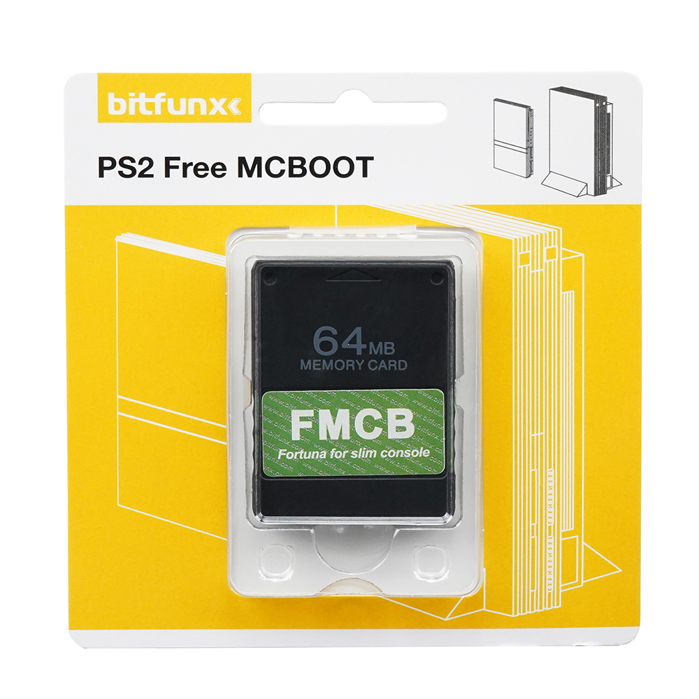 AliExpress Bitfunx Fortuna FMCB Free McBoot Memory Card for Sony Playstation2 PS2 Slim Game Console, view 6