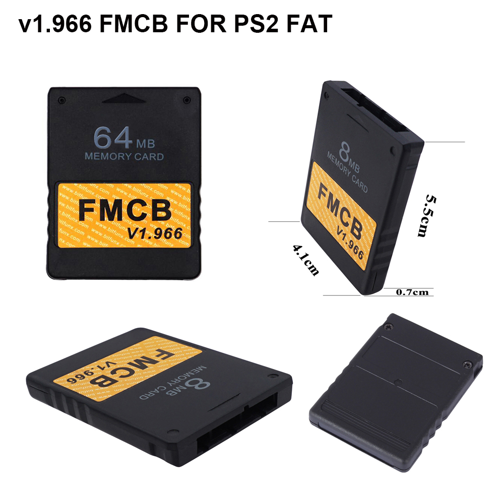 AliExpress Bitfunx Free McBoot V1.966 8MB/16MB/32MB/64MB Memory Card for PS2 Fat Console, view 5