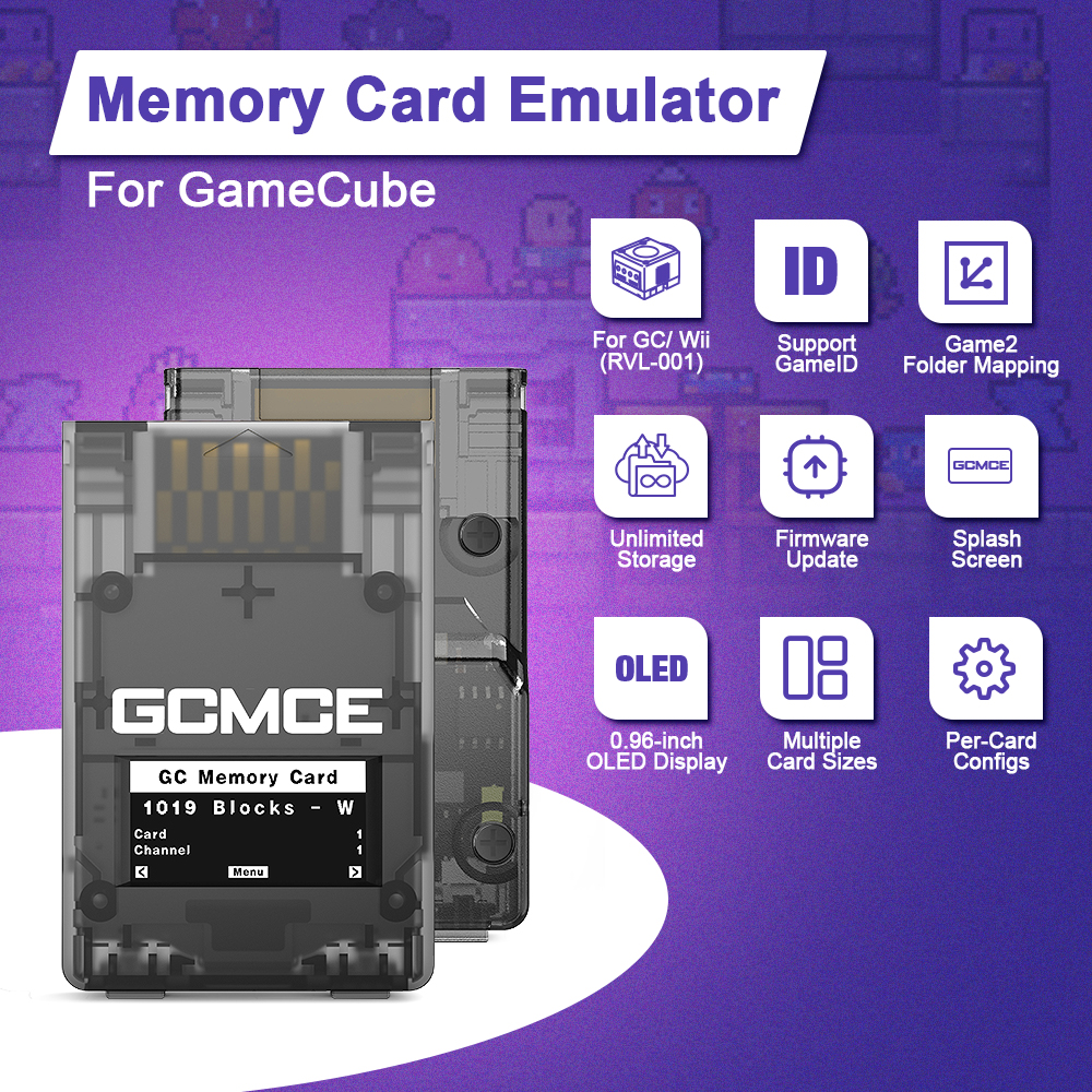 AliExpress Bitfunx GCMCE FlipperMCE Memory card Reader Adapter for Store Saves for NGC GameCube Wii (RVL-001) Game Console, view 4