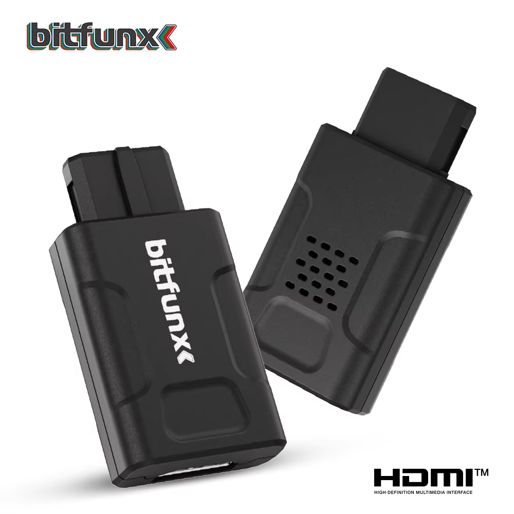 AliExpress Bitfunx Mini 720P 1080P HDMI™ Adapter 16:9/4:3 Auto S-Video Composite For N64 SNES SFC NGC Game Consoles