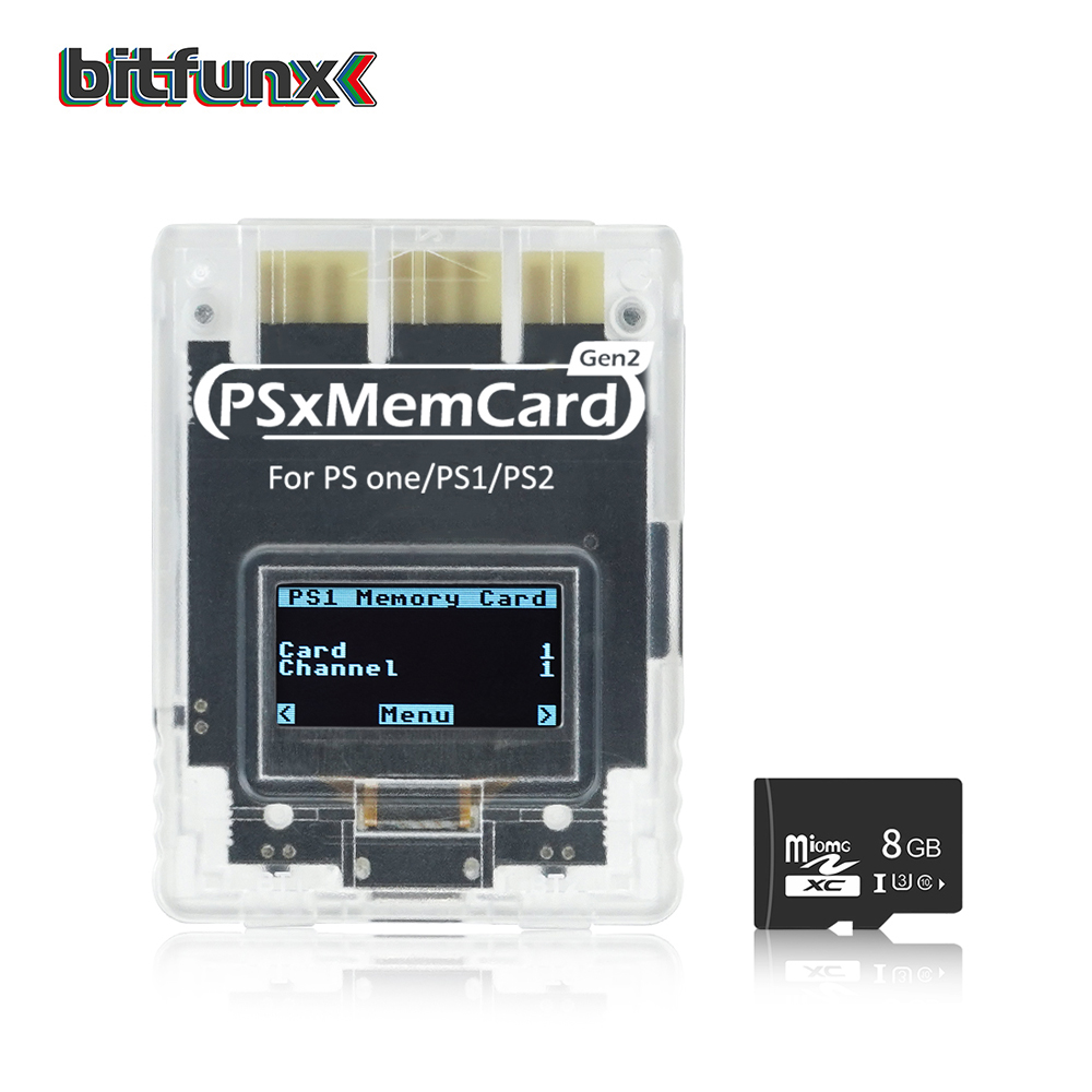 AliExpress Bitfunx PSxMemCard Gen2 Sd2psXtd to Store Saves for PS1 and PS2 Games for PlayStation1 PS One Playstation2 Game Consoles, view 4