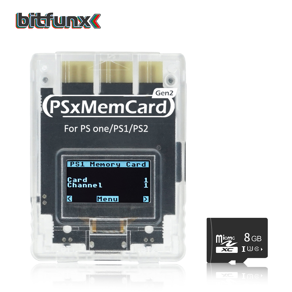 AliExpress Bitfunx PSxMemCard Gen2 Store Game Saves for PS1 and PS2 Games for PlayStation1 PS one Playstation2 Game Consoles, view 5