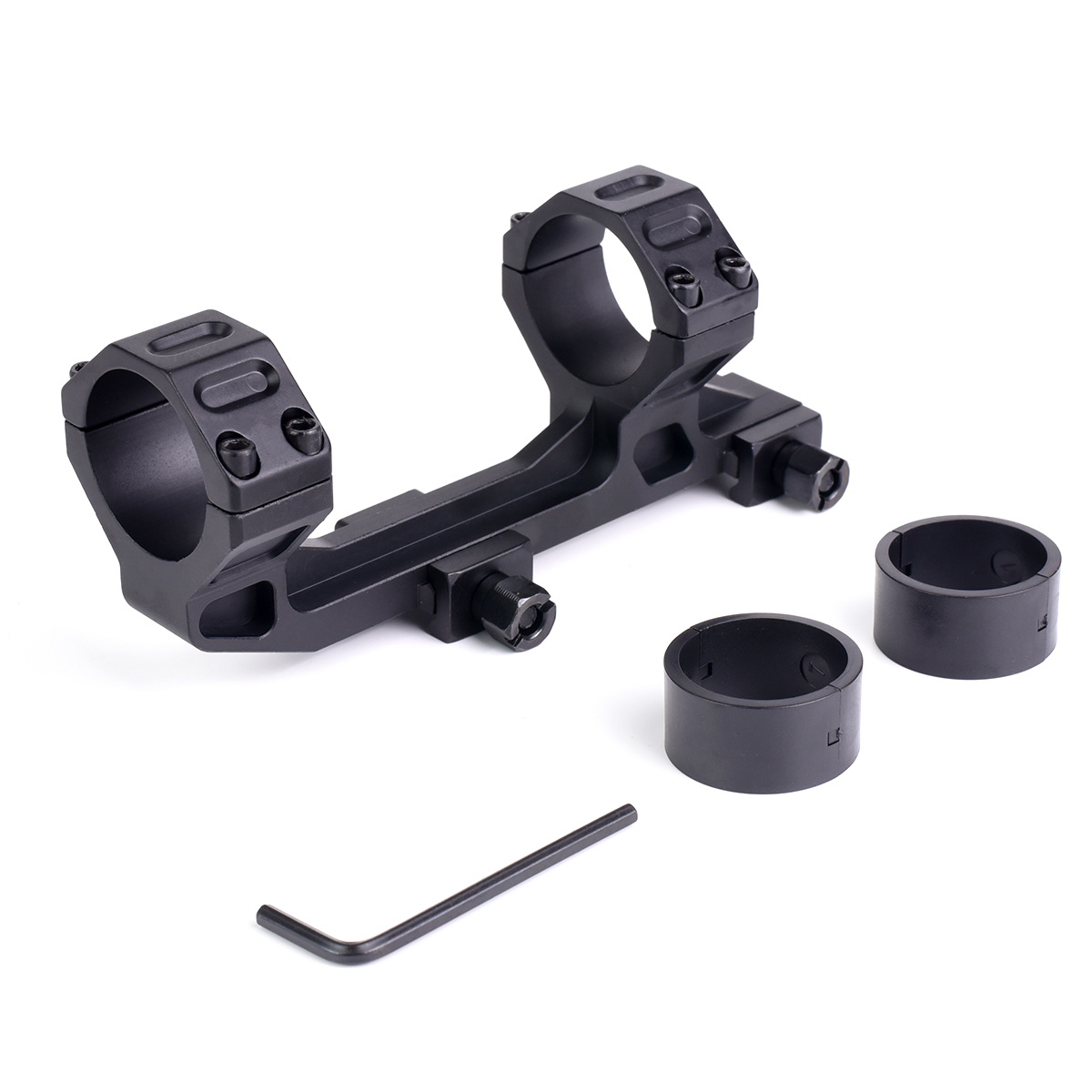 AliExpress BK/TAN One-Piece Cantilever Level Bracket 25.4/30mm Rail Scope Mount with Bubble Level for Picatinny Rail Mount, view 6