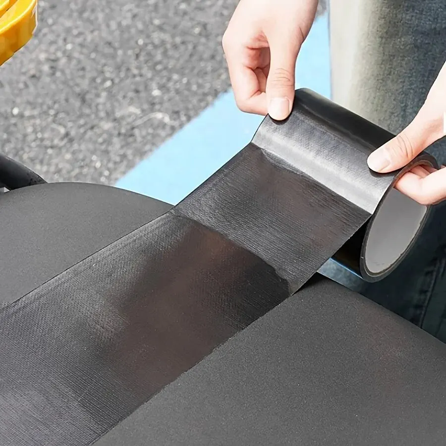 AliExpress Black Cloth-based Tape for Leather Repair - Wear-resistant, Suitable for Cushion, Seat Sofa Leak & Damage Repair, view 4