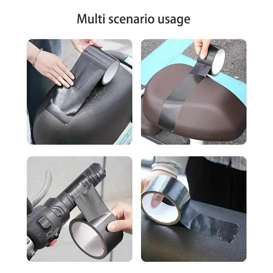 AliExpress Black Cloth-based Tape for Leather Repair - Wear-resistant, Suitable for Cushion, Seat Sofa Leak & Damage Repair, view 5