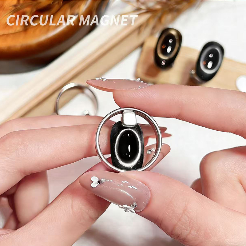 AliExpress Black Hole Cat Eye Nail Magnet Ring, view 5