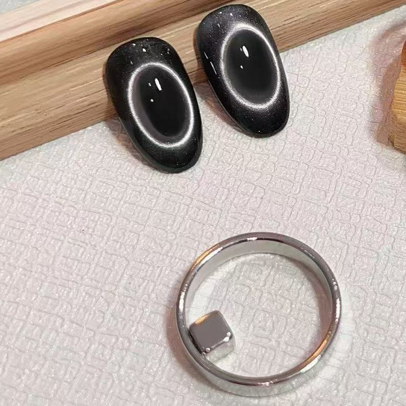 AliExpress Black Hole Cat Eye Nail Magnet Ring, view 6
